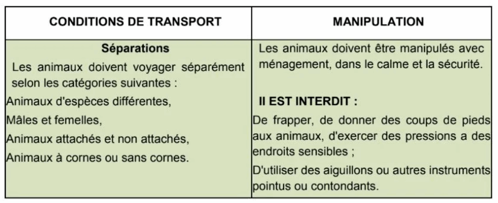 Illustration — APTITUDES ET MODALITÉS LIÉES AU TRANSPORT